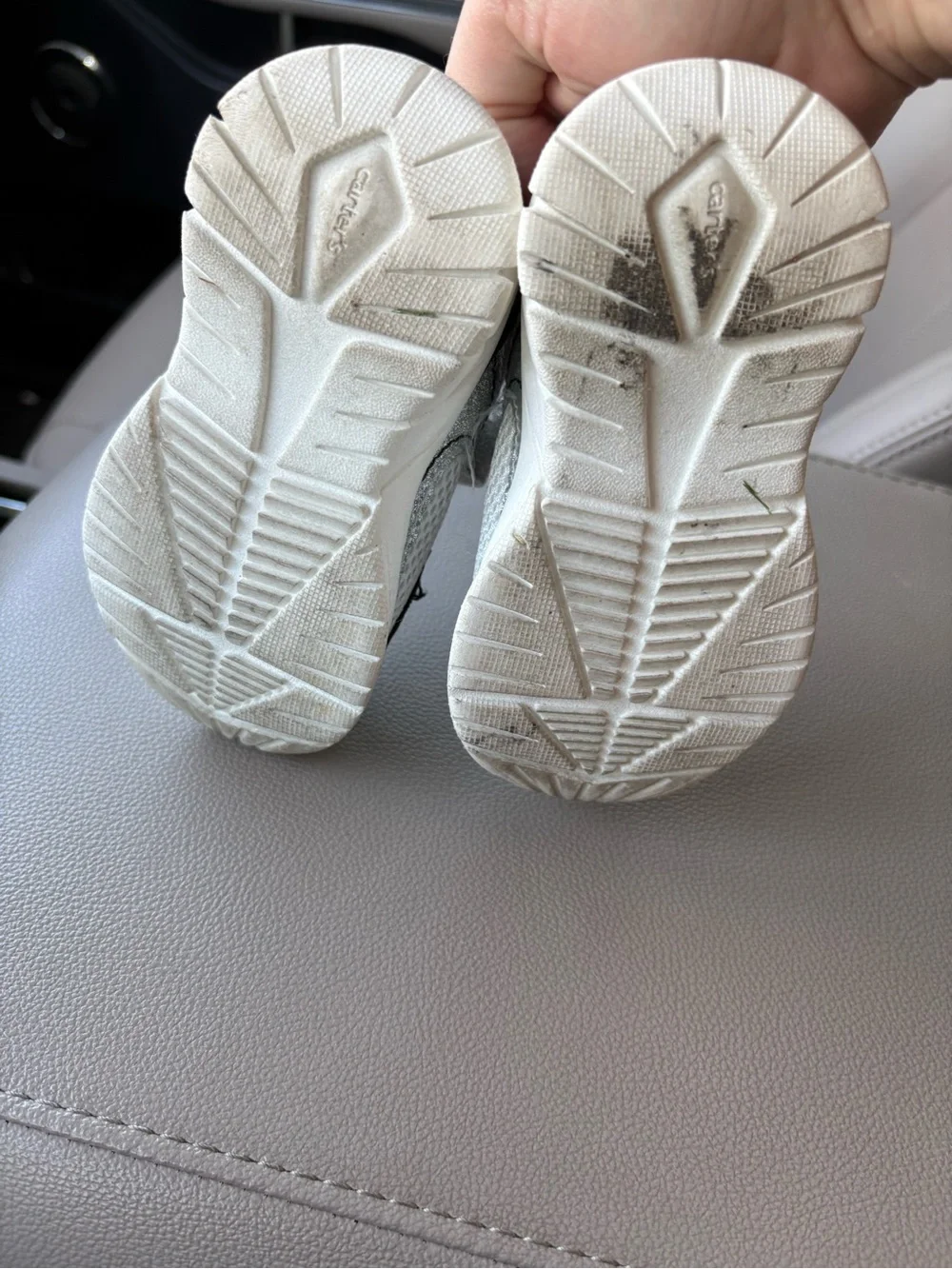 Toddler Silver and Pink Athletic Sneakers - Velcro Strap